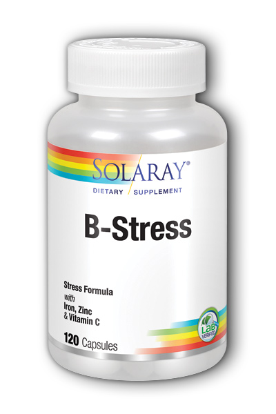 Solaray: B-Stress plus Iron and Zinc 120ct