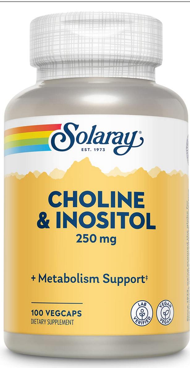 Solaray: Choline & Inositol 100ct