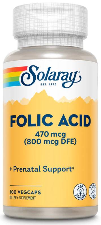 Folic Acid 800mcg, 100ct