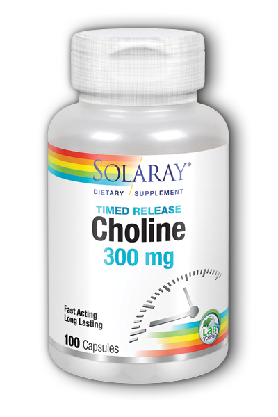 Two-Staged, Timed-Release Choline, 100ct 600mg