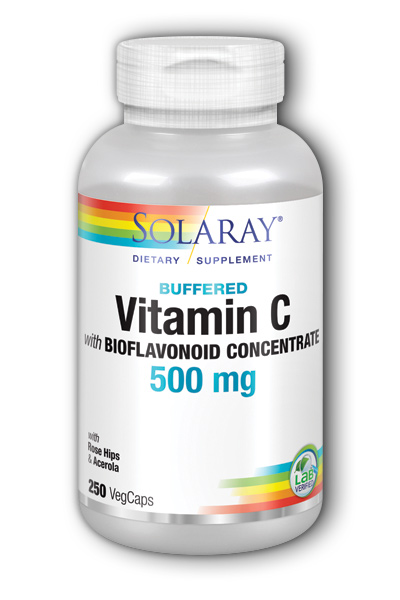Solaray: Bio-Plex Buffered Vitamin C-500 250ct 500mg