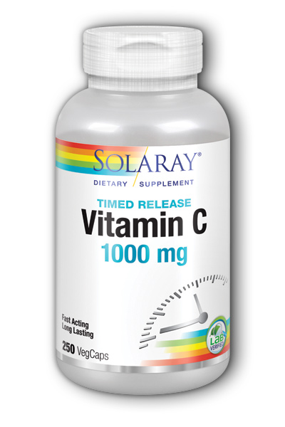 Solaray: C-1000 Two Stage TImed Release 250ct 1000mg