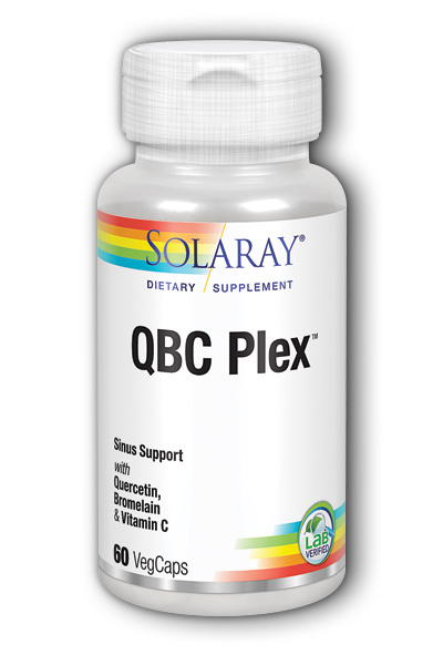 Solaray: QBC PLEX Quercetin, Bromelain, Vitamin C Complex 60ct