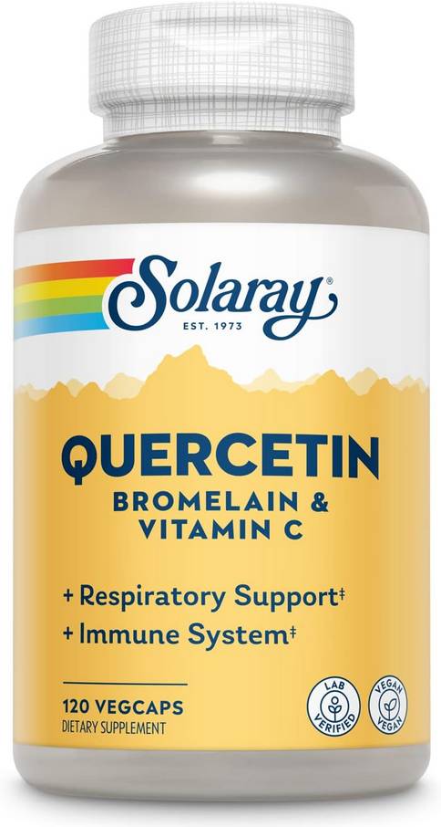 Solaray: QBC PLEX Quercetin, Bromelain, Vitamin C Complex 120ct