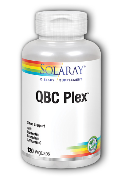 Solaray: QBC PLEX Quercetin, Bromelain, Vitamin C Complex 120ct