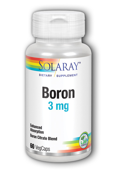 Solaray: BioCitrate Boron 60ct