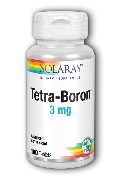 Solaray: Tri-Boron 3mg 100ct