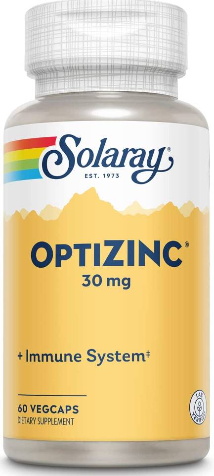 OptiZinc 30mg for a strong immune system by solaray