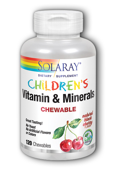 Solaray: Children's Chewable Vitamins & Minerals 120ct