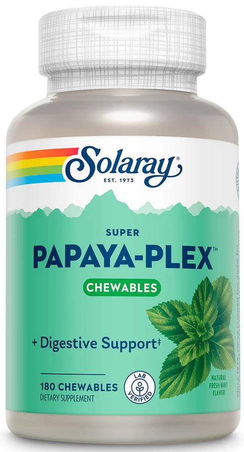 Solaray: Super Papaya-Plex 180ct