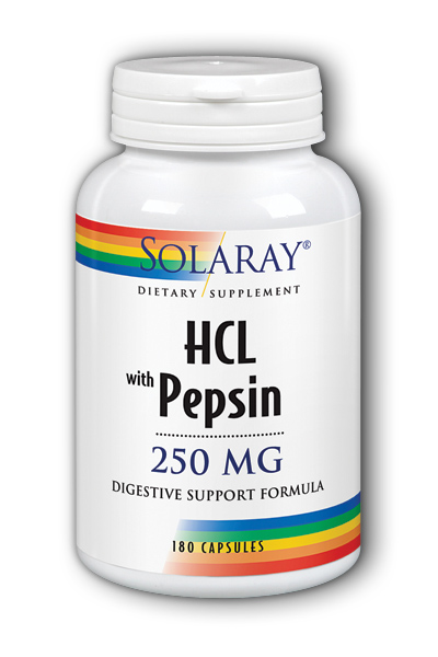 Solaray: HCl with Pepsin 180ct