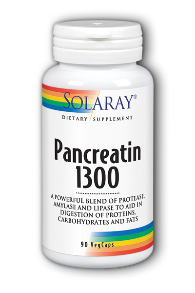 Solaray: Pancreatin 1300 90ct