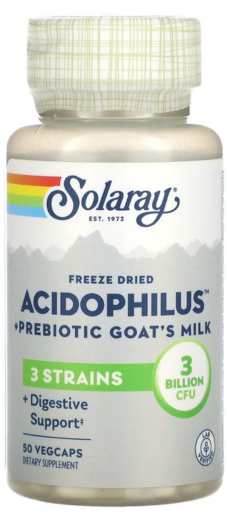Acidophilus plus goat's milk, 50ct 3bil