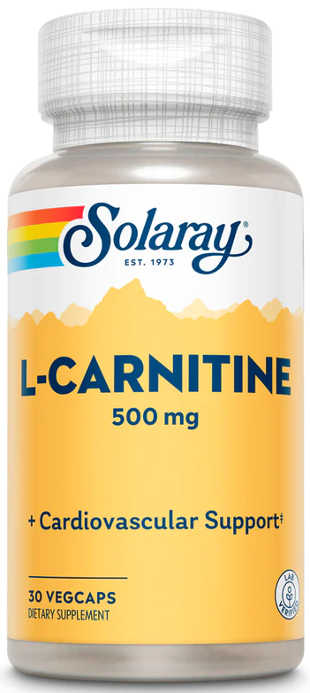 Solaray: Free-Form L-Carnitine 30ct 500mg