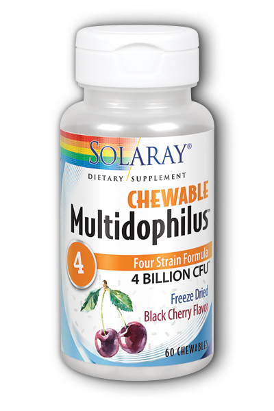 Multidophilus Plus DDS-1 Black Cherry Chewable, 60ct 4bil