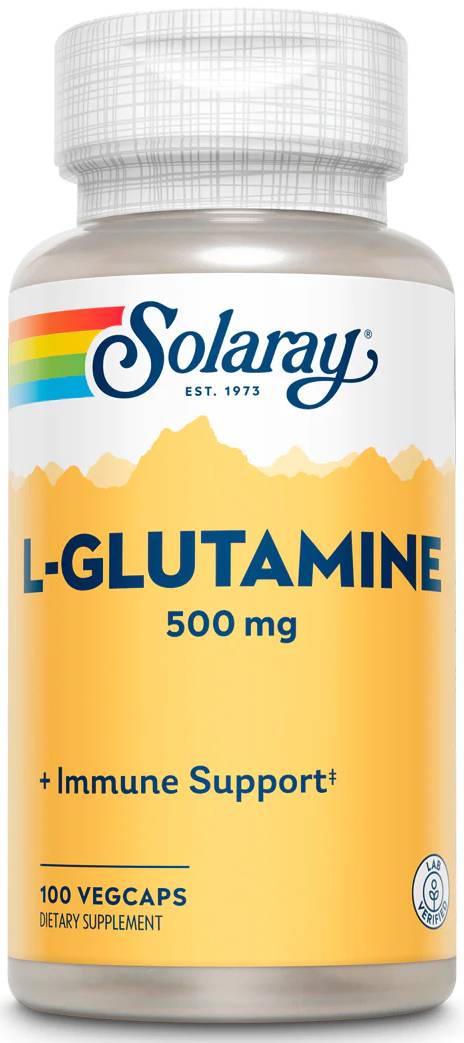 Solaray: Free-Form L-Glutamine 100ct 500mg