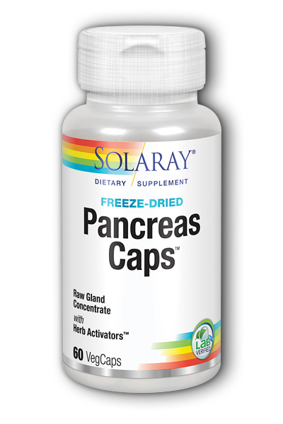 Solaray: Pancreas Caps 60ct 375mg