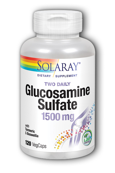 Glucosamine Sulfate 120ct 750mg from Solaray