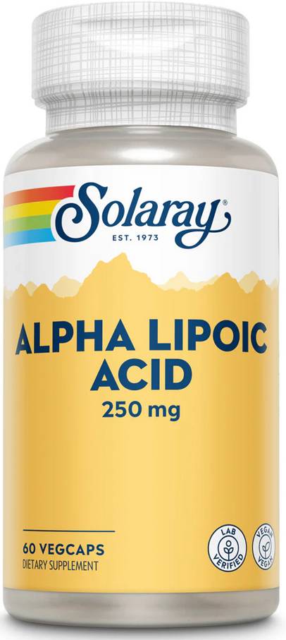 Solaray: Alpha Lipoic Acid 250 mg 60ct 250mg