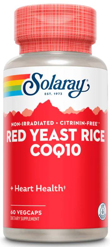 Solaray: Red Yeast Rice Plus CoQ10 60ct