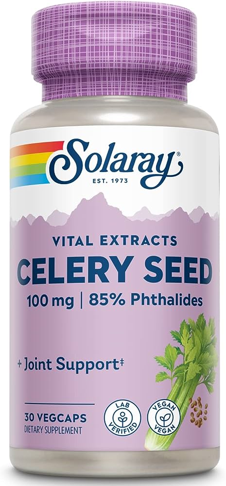 Solaray: Celery Seed Extract 30ct 100mg