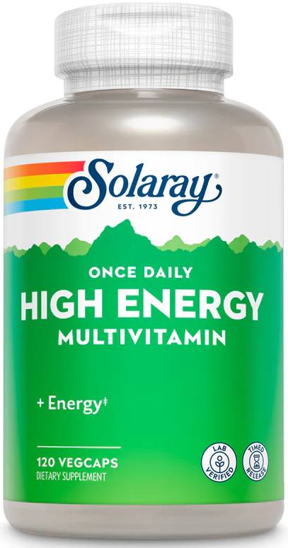 Solaray: Two-Stage, Timed-Release Once Daily High Energy 120 Caps