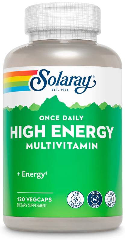 Solaray: Once Daily Iron Free Two Stage, Timed Release 120ct