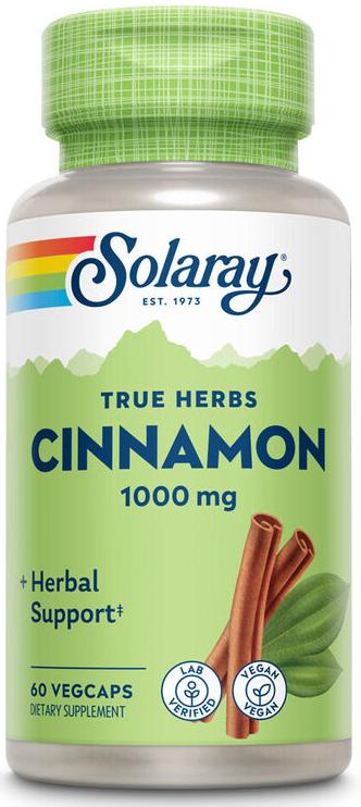 Solaray: Cinnamon Bark 60 vegetarian caps 500mg