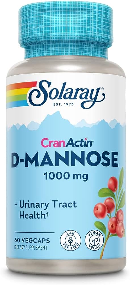 D-Mannose with CranActin, 60 caps - 1000mg