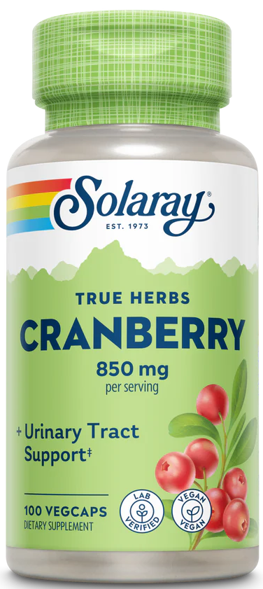 Solaray: Cranberry 100ct 425mg