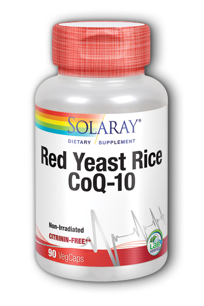 Solaray: Red Yeast Rice Plus CoQ10 90ct