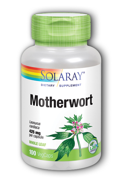 Solaray: Motherwort 425mg 100 Vegetarian Capsule