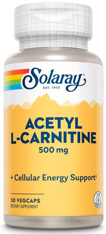 Solaray: Acetyl L Carnitine 500mg 30ct
