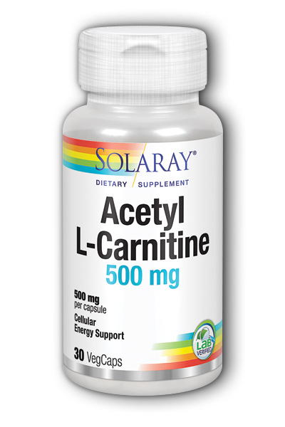 Solaray: Acetyl L Carnitine 500mg 30ct