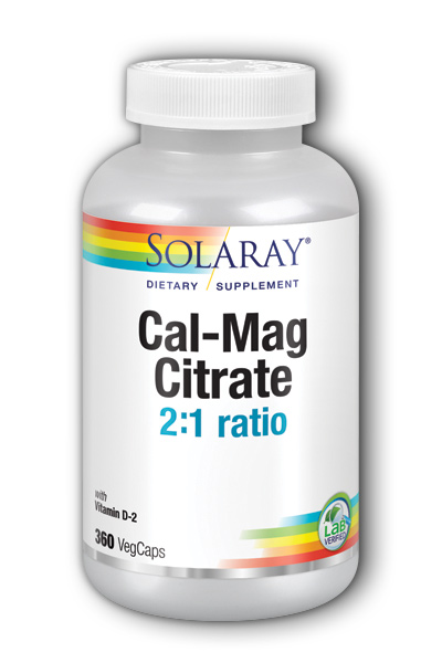 Cal-Mag Citrate with Vitamin D, 360 vegetarian Capsules