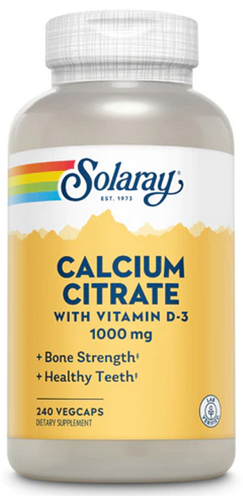 Calcium Citrate with Vitamin D, 240 capsules