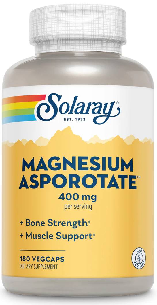 Solaray: Magnesium Asporotate 180 ct