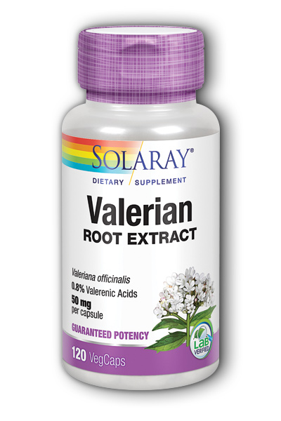 Solaray: Valerian Root Extract 50mg 120 ct