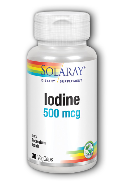 Solaray: Potassium Iodide 500 mcg 30ct