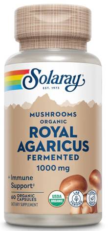 Solaray: Organically Grown Royal Agaricus Mushroom 60 ct Vcp