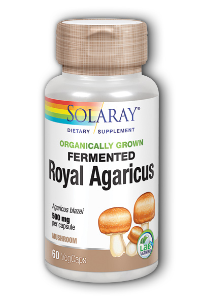 Solaray: Organically Grown Royal Agaricus Mushroom 60 ct Vcp
