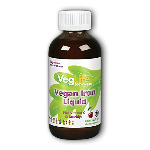 Vegan Iron Liquid 18 mg 8 oz Liquid, $13.31ea from Veglife!