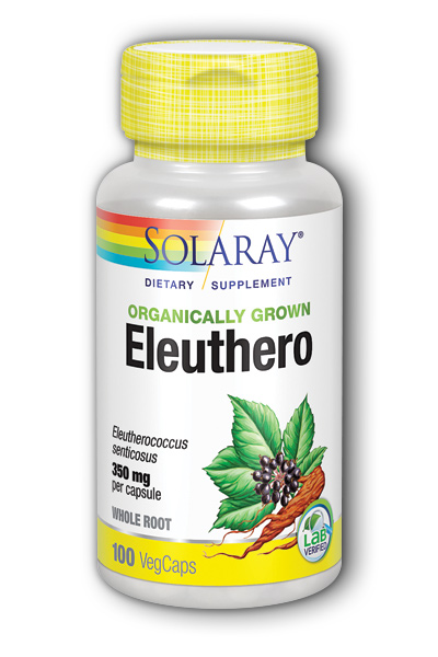 Solaray: Organic Eleuthero 100ct 400mg
