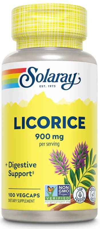Solaray: Organic Licorice Root 100ct 450mg
