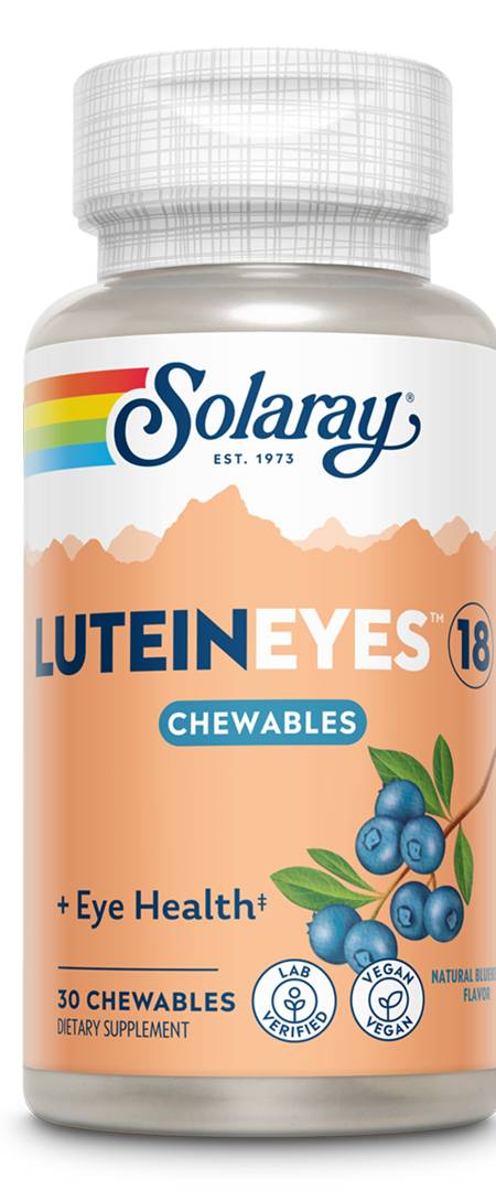 Solaray: Lutein Eyes Blueberry Chewable 30ct Chewable