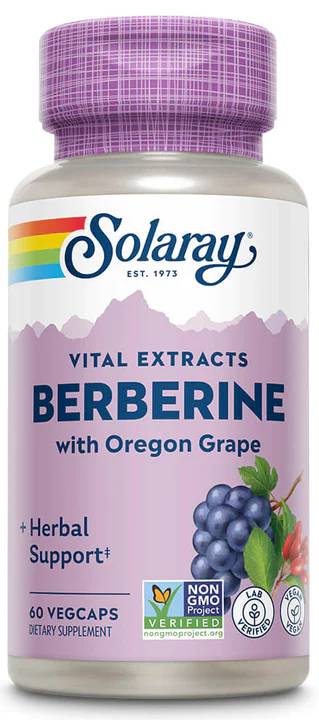 Solaray: Berberine with Oregon Grape 60 Vcaps