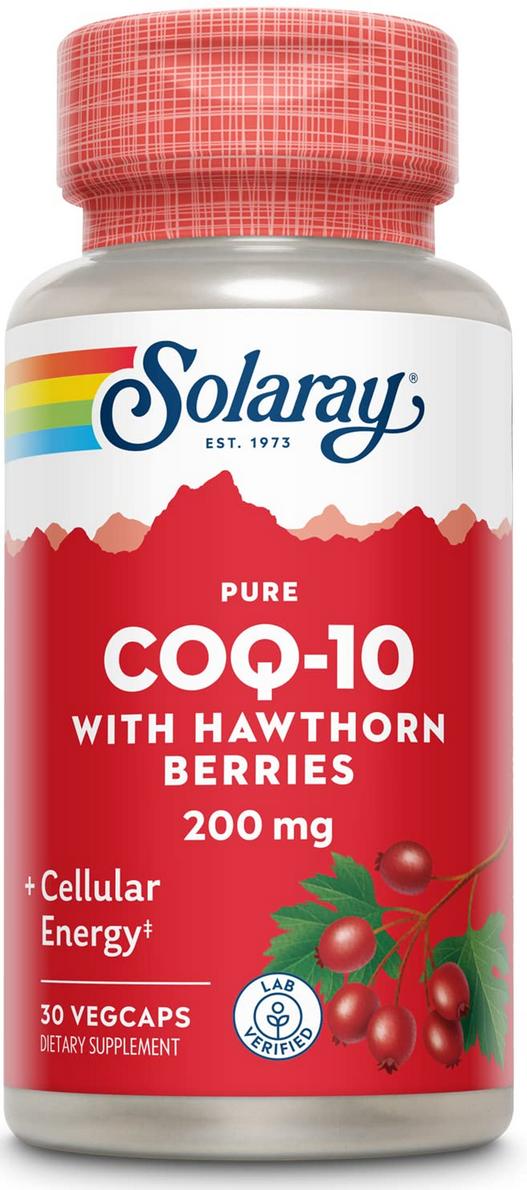 Solaray: CoQ10 200mg 30ct Vegetarian Capsule