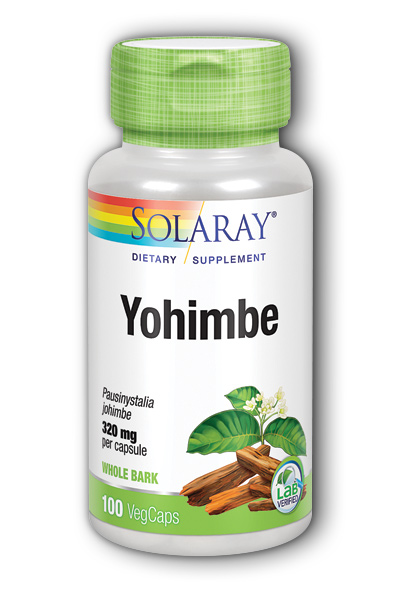 Solaray: Yohimbe 320 mg 100 ct