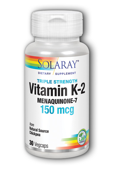 Vitamin K2 (150 mcg) 30 ct Vcp from Solaray
