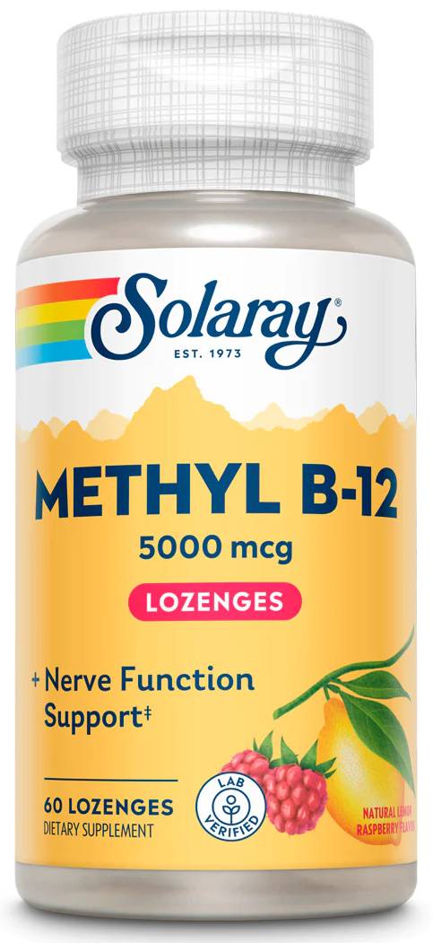 Methyl B-12 5000 Lemon, 60 ct 5000 mcg